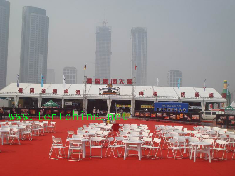 上海帐篷公司服务山东篷房项目